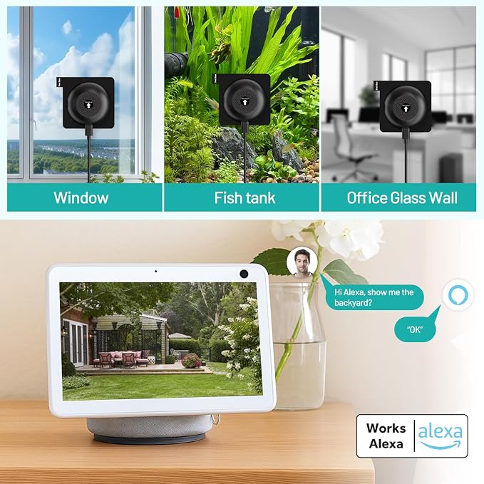 2K Window Mount Security Camera, Full Color Night Vision WiFi Indoor Camera - Image 7