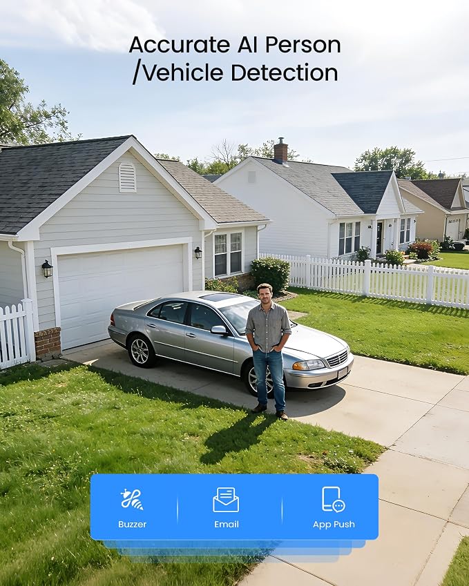 ZOSI H.265+ Full 1080p Home Security Camera System Outdoor Indoor, 5MP-Lite - Image 2