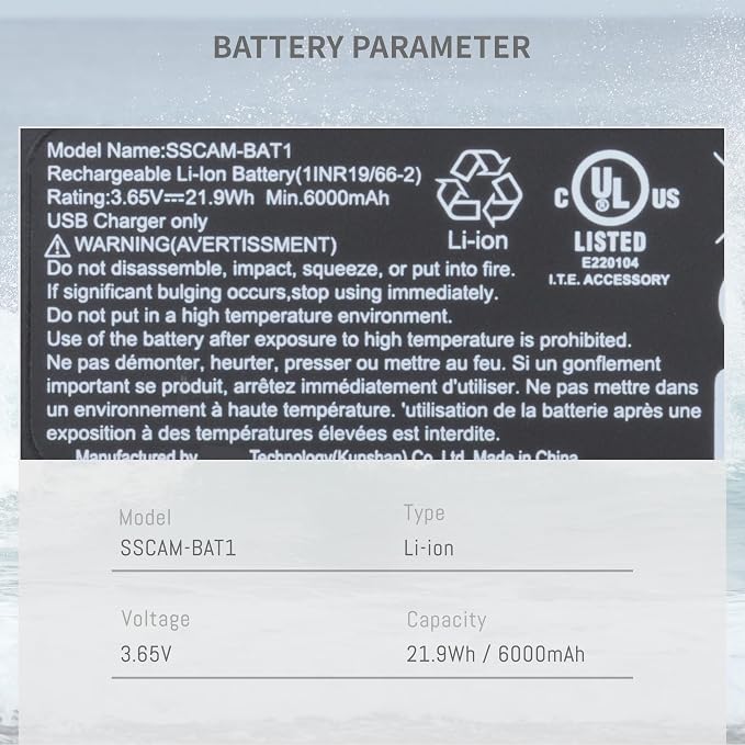 2 Pack Rechargeable Battery Compatible - Image 2