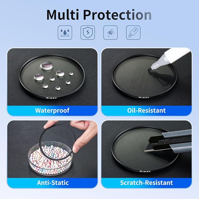 JJC 67mm Ultra-Low Reflectivity UV Filter MCUV Lens Protection - Image 6