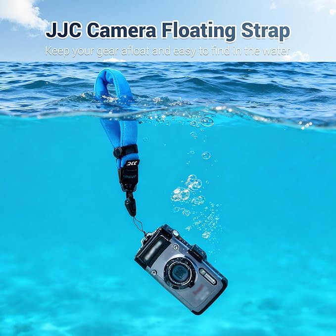 JJC Camera Float Wrist Strap for Olympus TG-7 TG7 TG-6 TG6 TG-5 TG5 TG-4 TG4 - Image 2