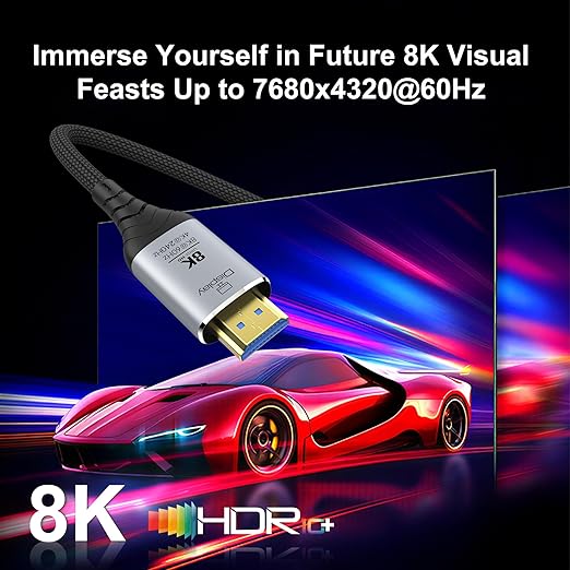 Fiber Optic HDMI Cable 165FT, 8K Long HDMI 2.1 Cable, 48Gbps Ultra High Speed - Image 3