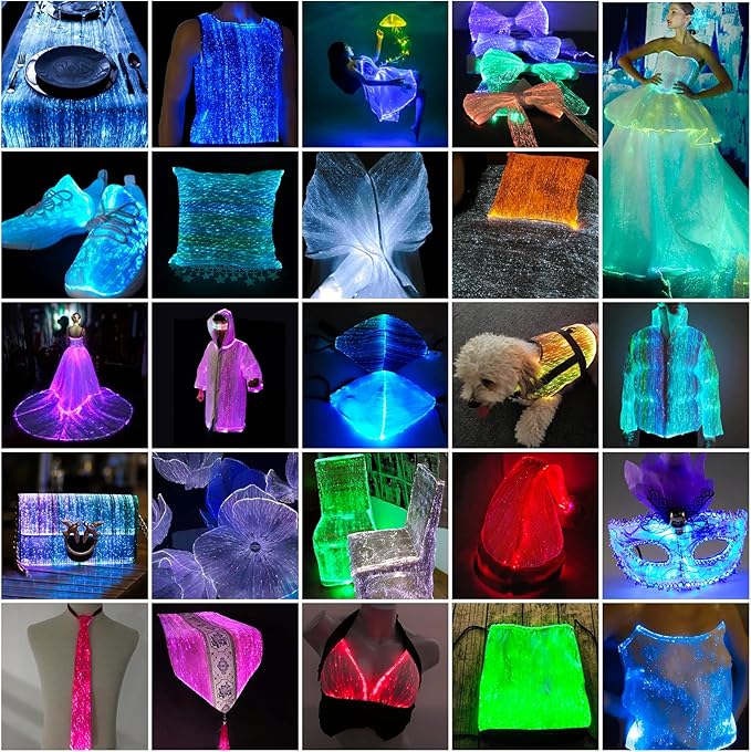 Fiber Optic Fabric, Led Accessories, Led Fiber Optic Mesh Lights - Image 6