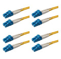 SpeedyFiberTX – 4-Pack 10 Meter LC to LC Fiber Patch Cable, Corning SMF-28 by SpeedyFiberTX