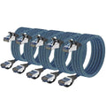 Cat8 Ethernet Cable 12 ft 5 Pack, High Speed 40Gbps 2000MHz, Compatible by CABNEER