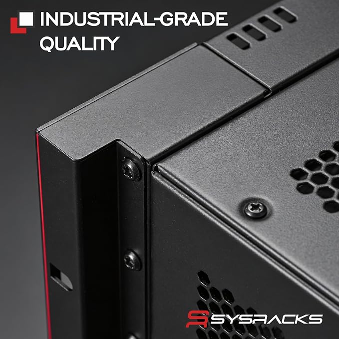 15U Wall Mount Server Rack Cabinet – 19" Network Rack Enclosure, PDU & Shelf - Image 9