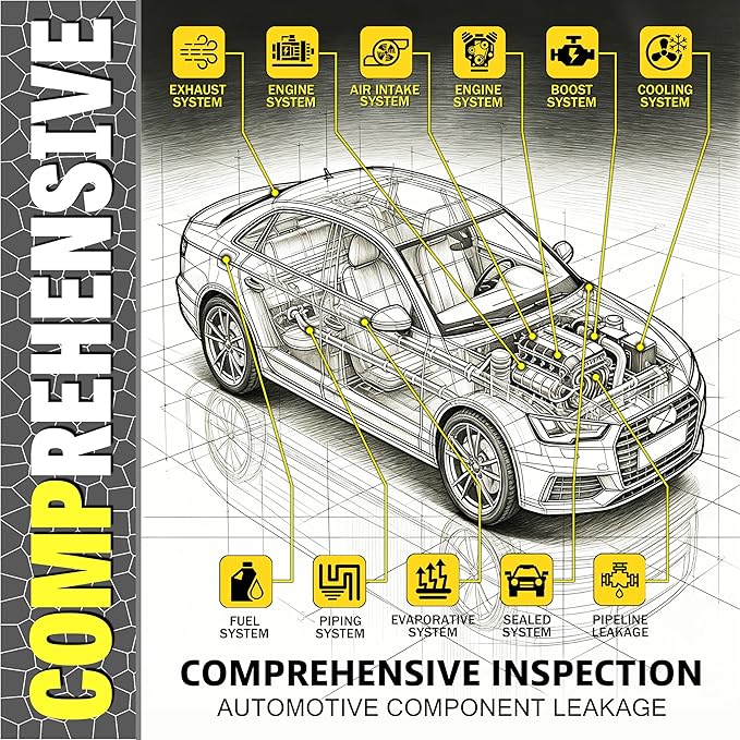 Automotive Smoke Machine, Professional Adjustable Leak Detector - Image 5