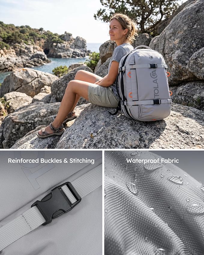 Tolaccea Travel Laptop Backpack - Image 6