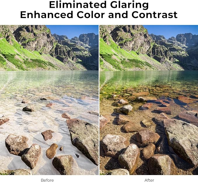 K&F Concept 37mm Circular Polarizer Filter Ultra-Slim 18 Multi-Coated Optical - Image 5