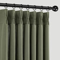 Memory Trained Pinch Pleated Curtains 96 Inches Long, Linen Pinch Pleat Sheer by ANRODUO