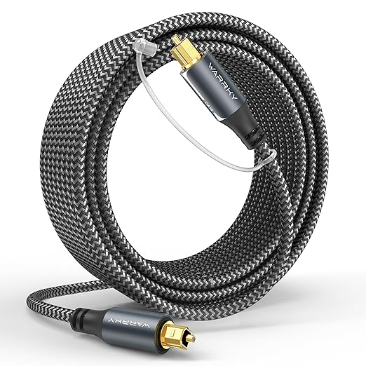 Warrky Optical Audio Cable, 25ft Optical Cable by WARRKY