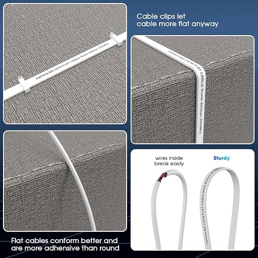 Cat 8 Ethernet Cable 125 ft, Heavy Duty High Speed Cat8 LAN Network Cable - Image 5