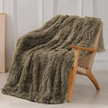 Tuddrom Decorative Extra Soft Faux Fur Blanket Queen Size 80" x 90", Solid by Tuddrom